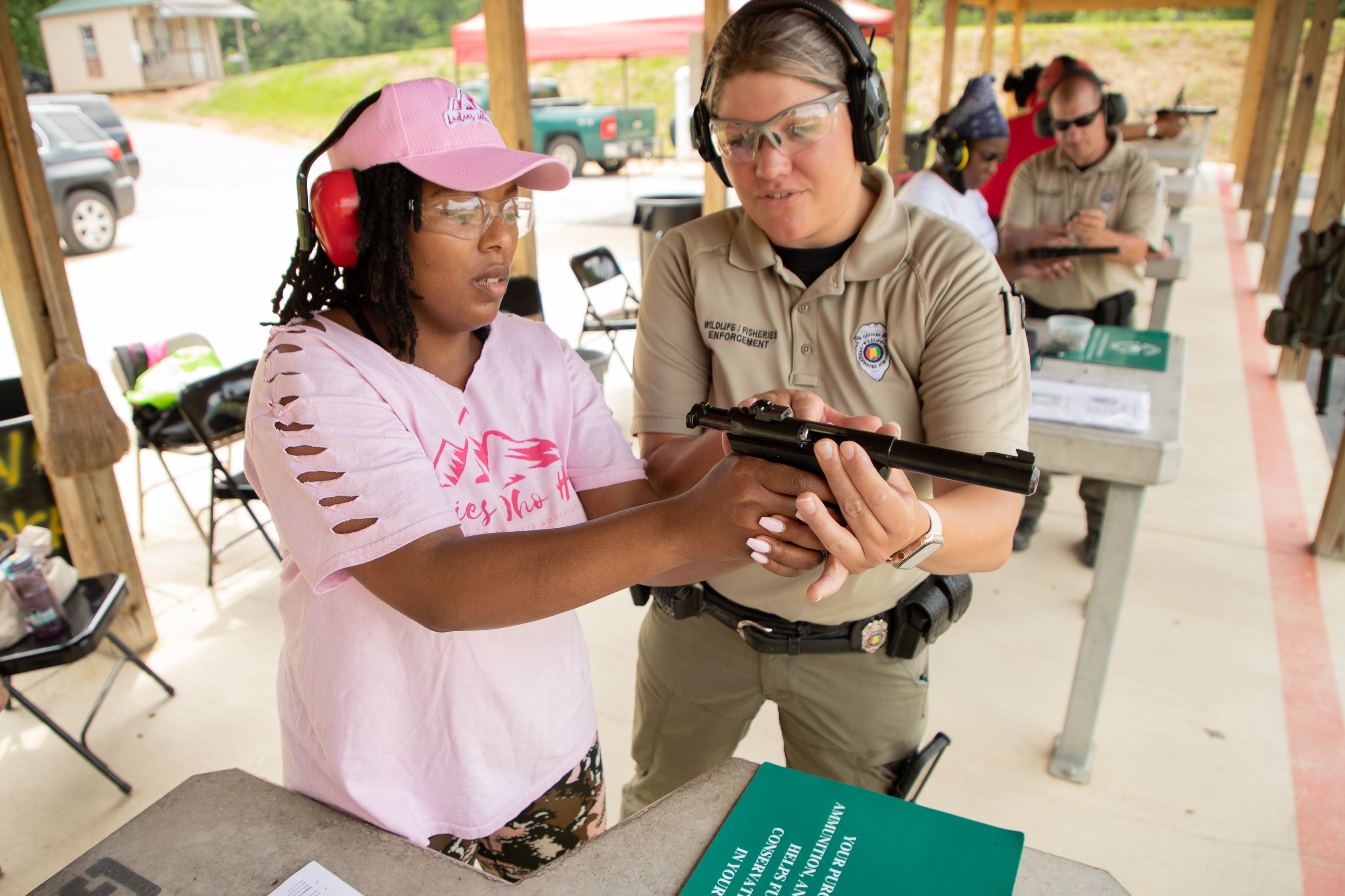 Ladies shooting hot sale cap